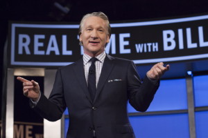 HBO
Bill Maher, host of "Real Time with Bill Maher," during the April 8 broadcast of the show in Los Angeles.